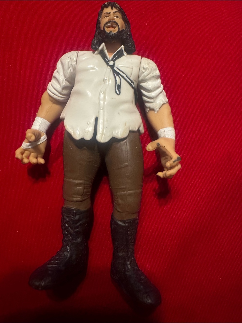 Mankind Jakks WWF Wrestling Figure Bone Crunching Mick Foley WWE 1998